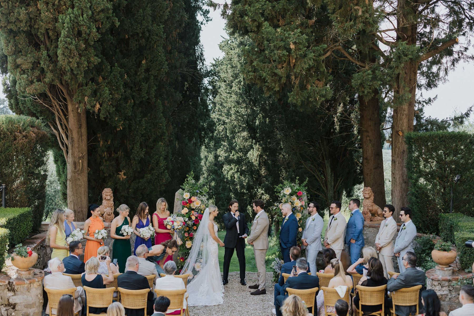 A Tuscan fairy tale wedding for Vanessa and Adam - The Different Twins
